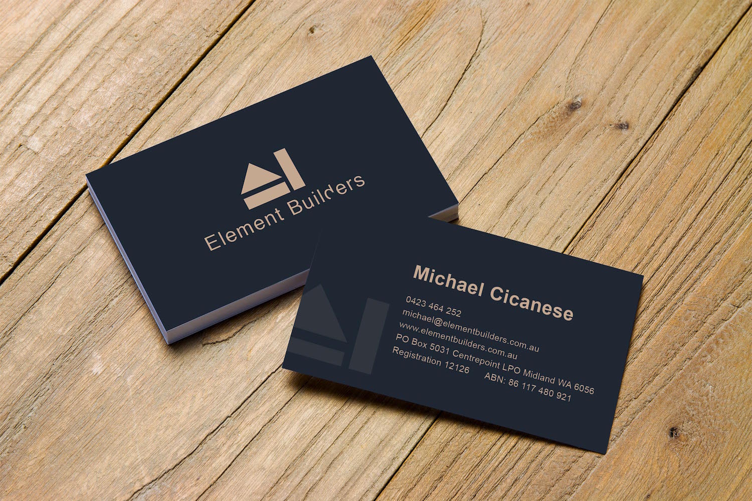 Business Card Design by theChara for Element Builders | Design #15805934