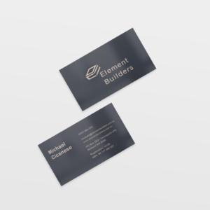 Business Card Design by theChara for Element Builders | Design: #15807194