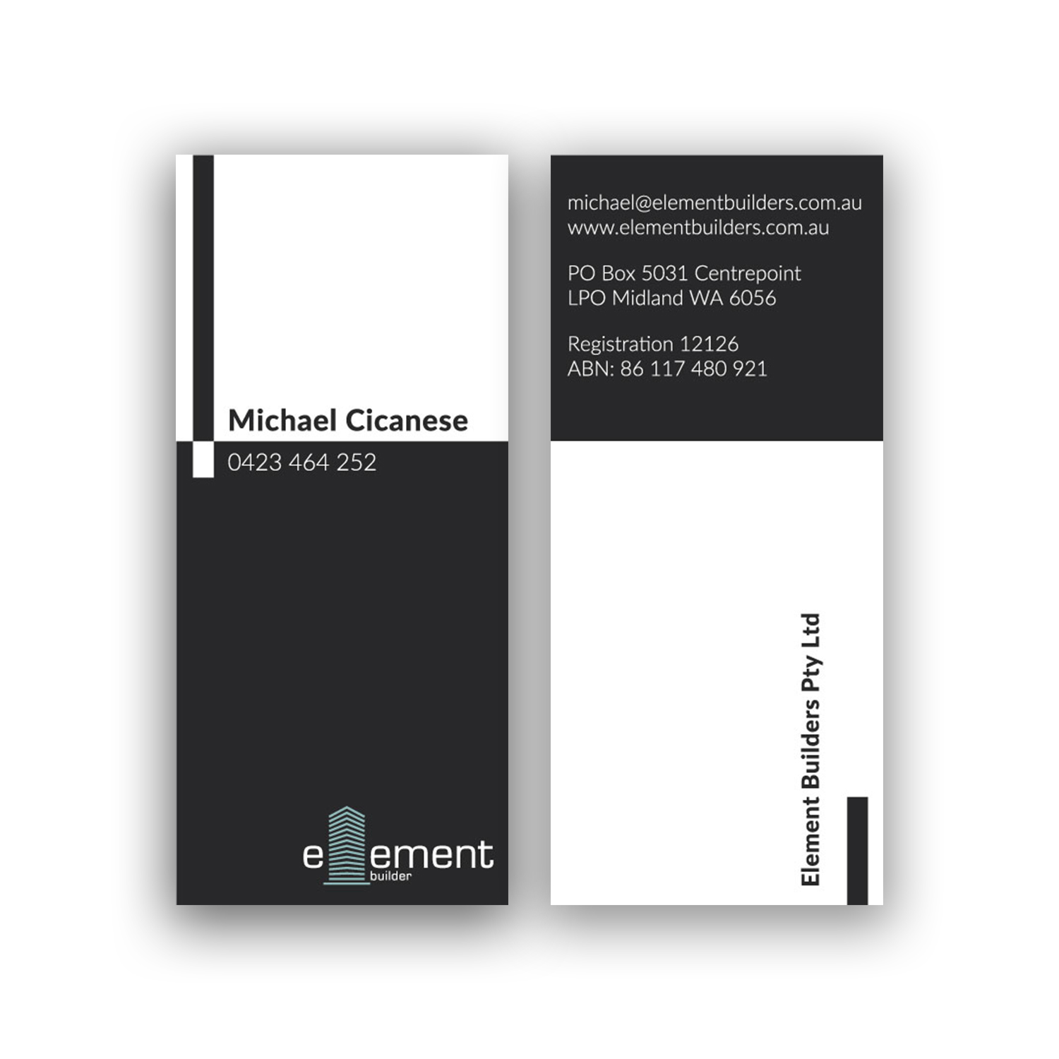 Business Card Design by Kabir Ahmed for Element Builders | Design #15811581
