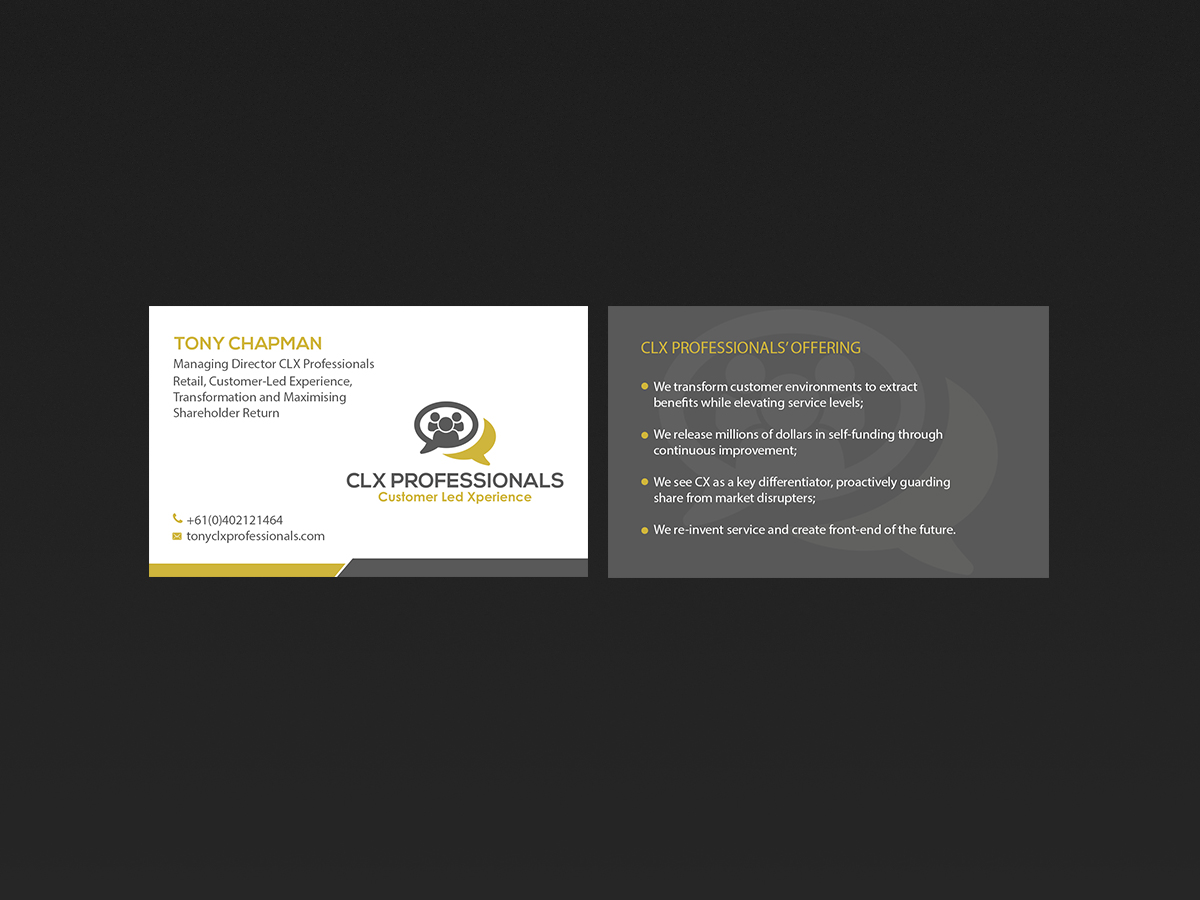 Business Card Design by Creations Box 2015 for this project | Design #15709284