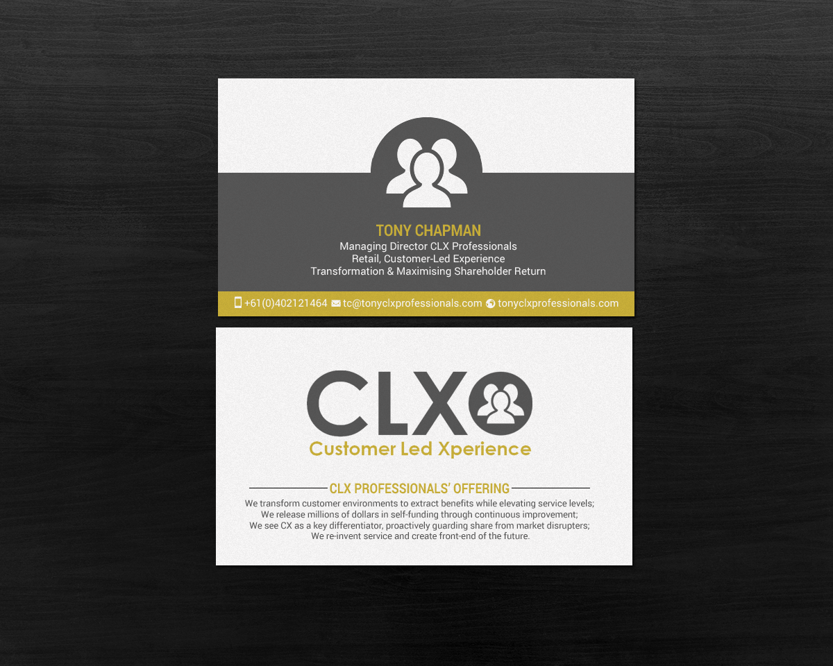 Business Card Design by chandrayaan.creative for this project | Design #15703875