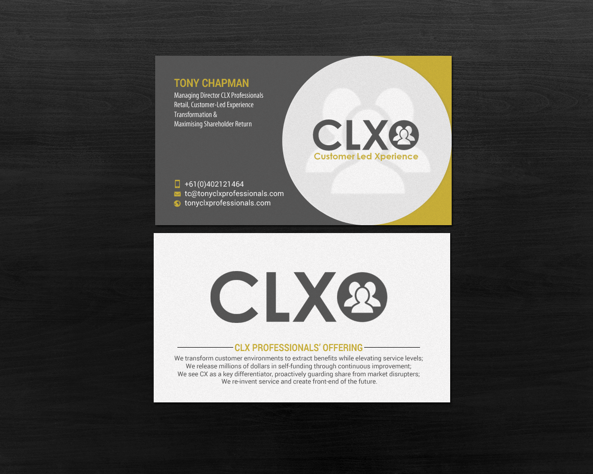 Business Card Design by chandrayaan.creative for this project | Design #15704008