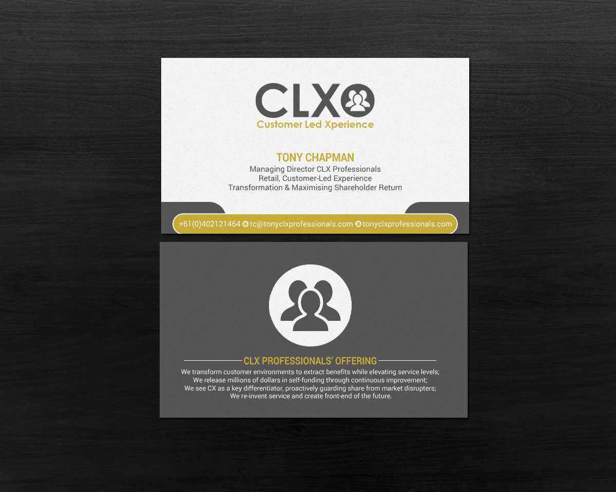 Business Card Design by chandrayaan.creative for this project | Design #15704135