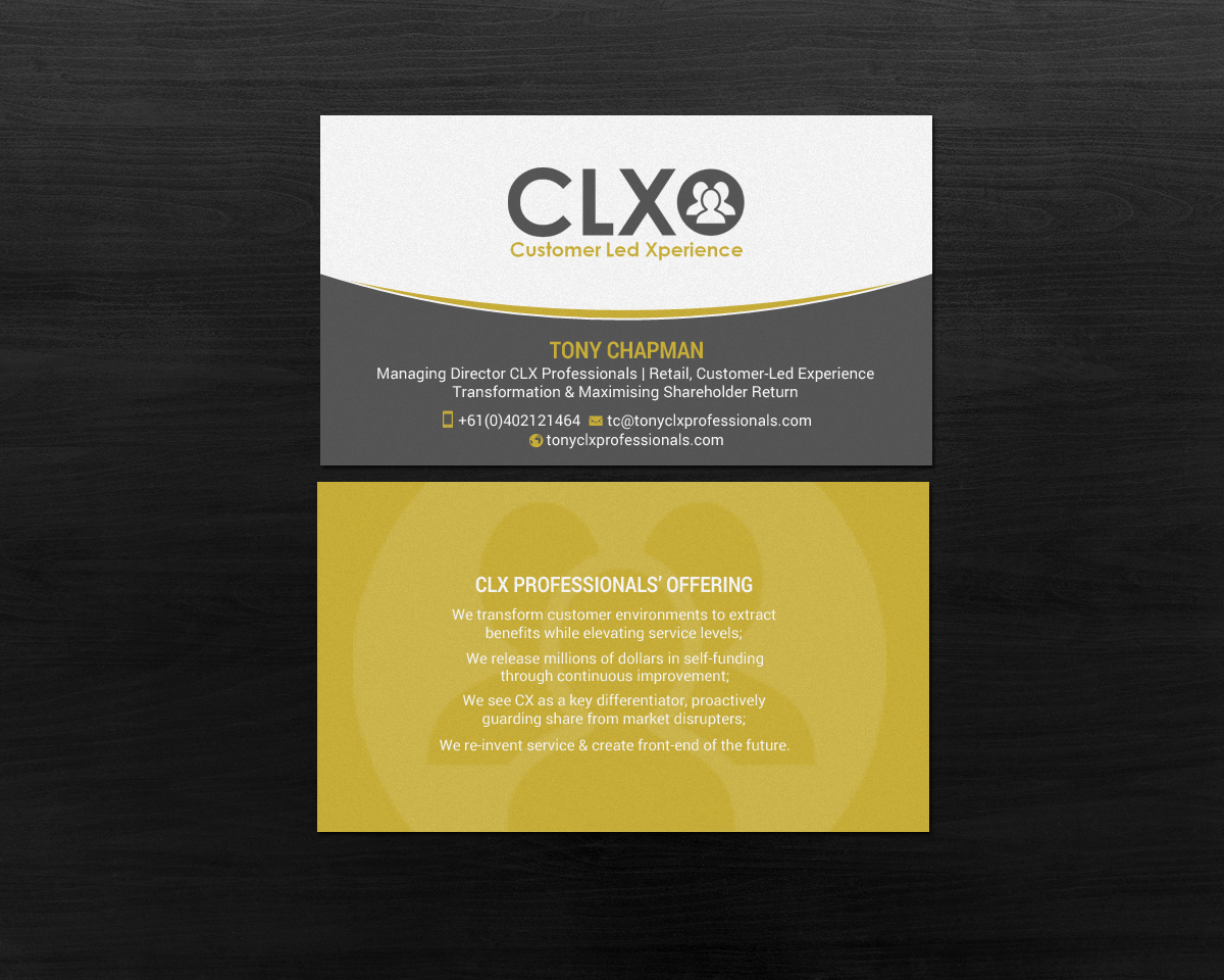 Business Card Design by chandrayaan.creative for this project | Design #15706317