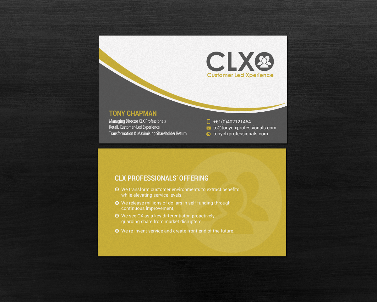 Business Card Design by chandrayaan.creative for this project | Design #15706319