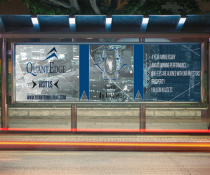 Quantium 4 year anniversary - newpaper ad | Newspaper Ad Design by HamzaMalik