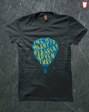 life is an adventure simple tee shirt design | Design de T-shirt par Taho Design