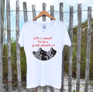 life is an adventure simple tee shirt design | T-shirt Design by NILDesigns