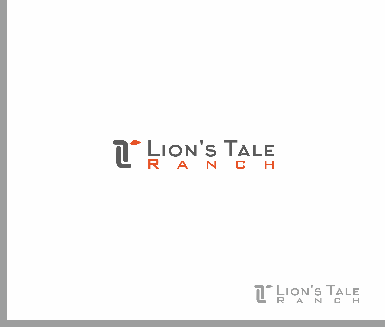 Masculine, Professional, Ranch Logo Design for Lion's Tale Ranch by ...