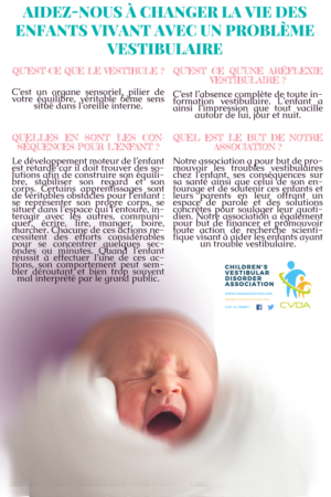 Children's Vestibular Disorder Association | Flyer Design by Marta van Eck