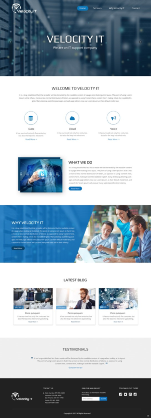 Web Design by pb for this project | Design: #15707174