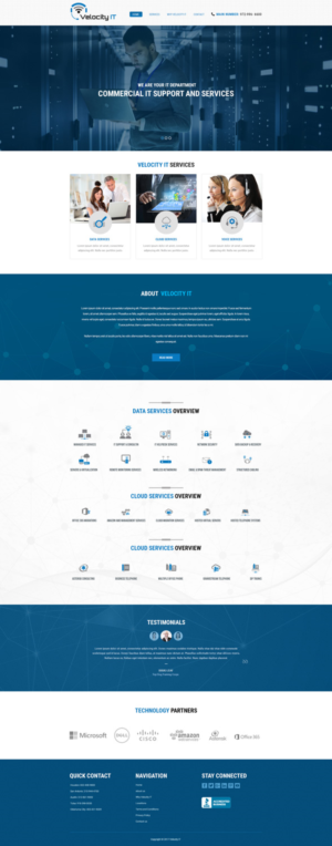 Design a Website for an IT Support Company | Web Design by CharaFathimalil