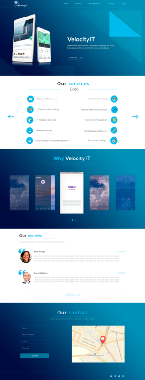 Design a Website for an IT Support Company | Web Design by stanko.man