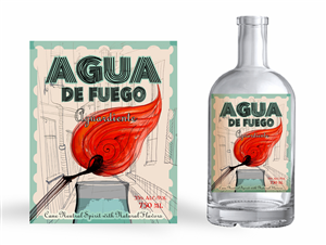 Liquor Label / Aguardiente | Label Design by ksenia design