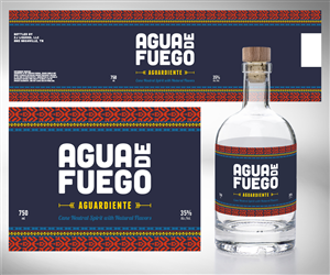 Liquor Label / Aguardiente | Label Design by shpaolin