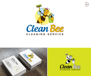 Logo-Design von D_Mantra für Clean Bee Cleaning Service LLC | Design #15708692