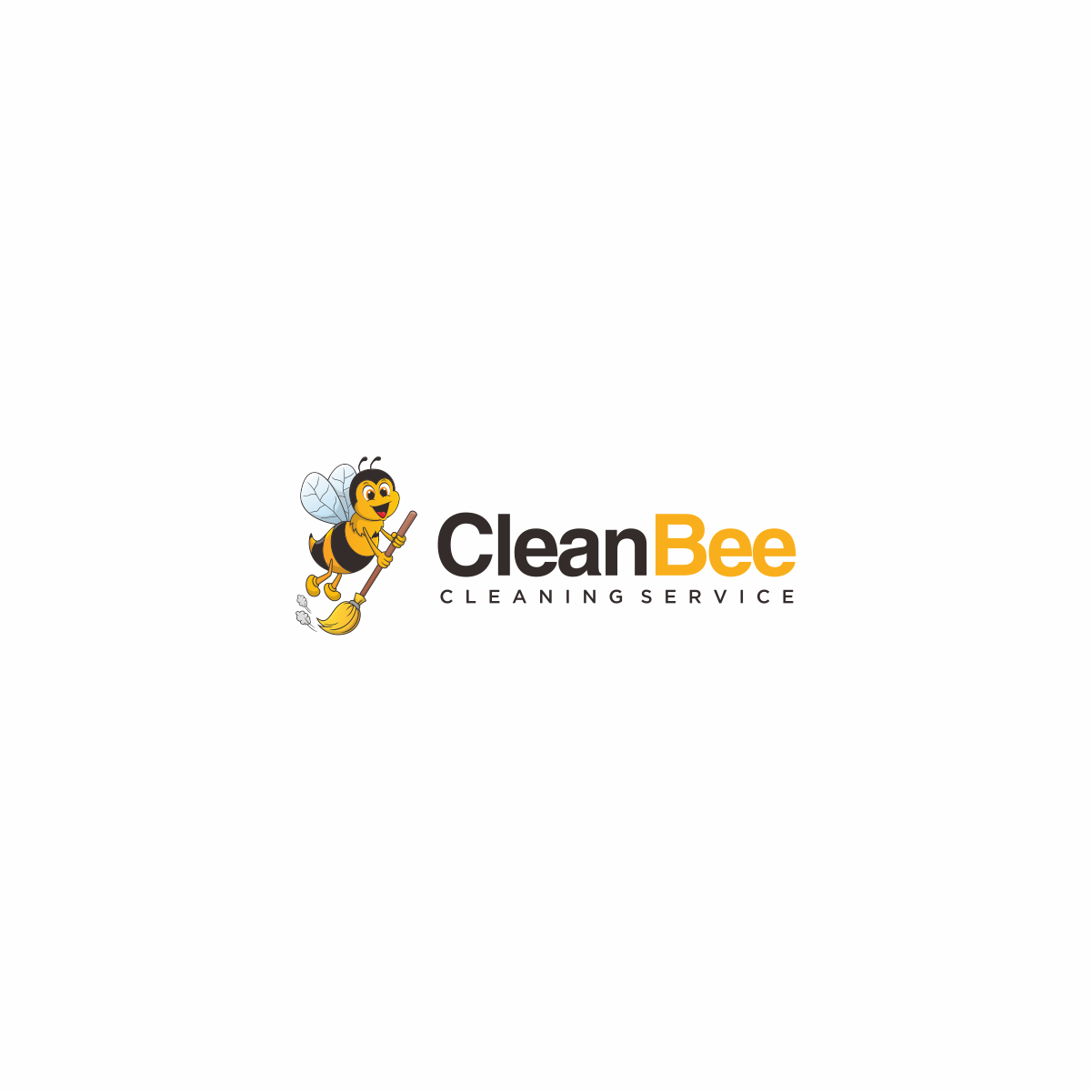 Logo Design by Gree™ for Clean Bee Cleaning Service LLC | Design #15707748