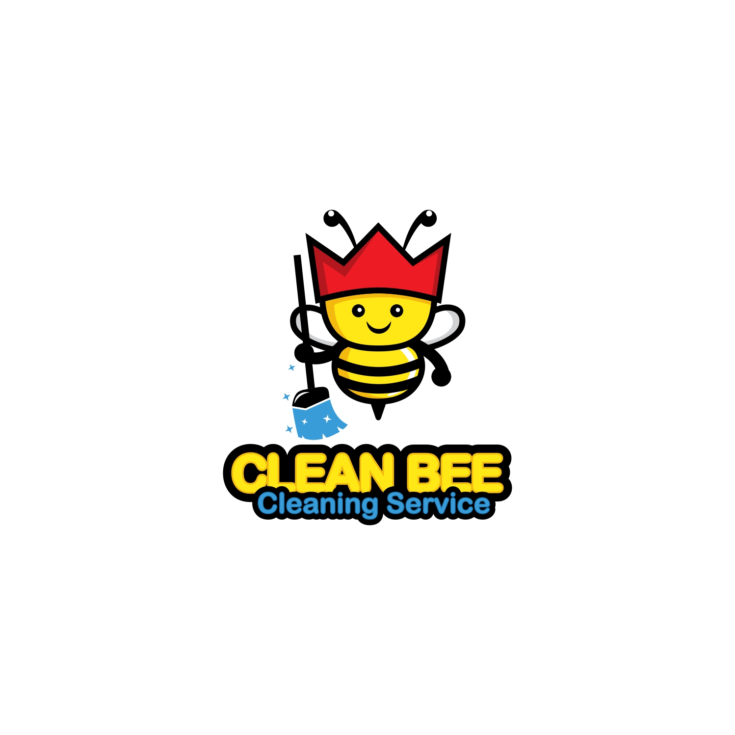 Logo-Design von logopedia für Clean Bee Cleaning Service LLC | Design #15713093