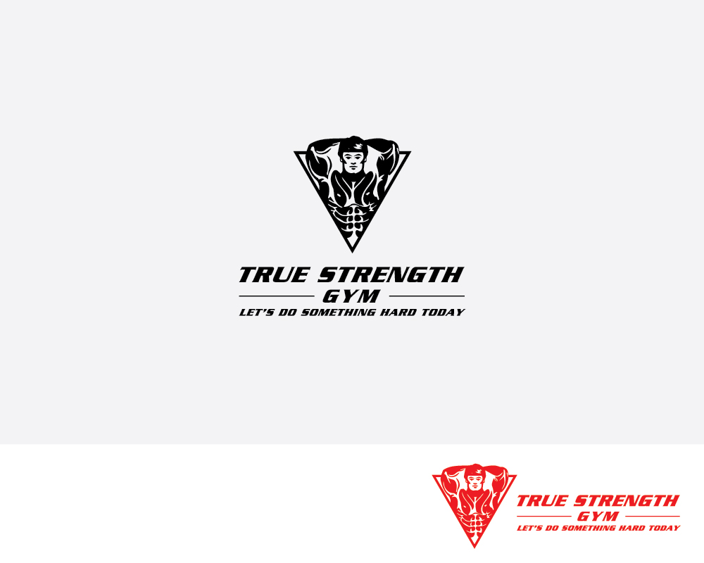 Logo Design by Deep Night for True Strength Gym | Design #15715084
