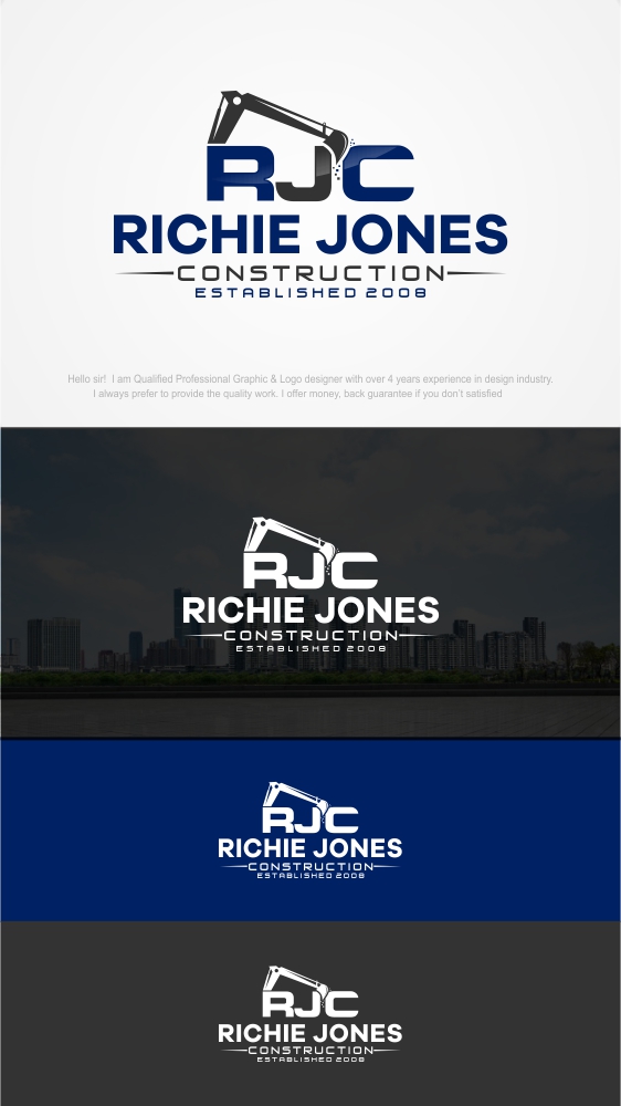 Logo Design by Jenny for Richie Jones Construction | Design: #15904092