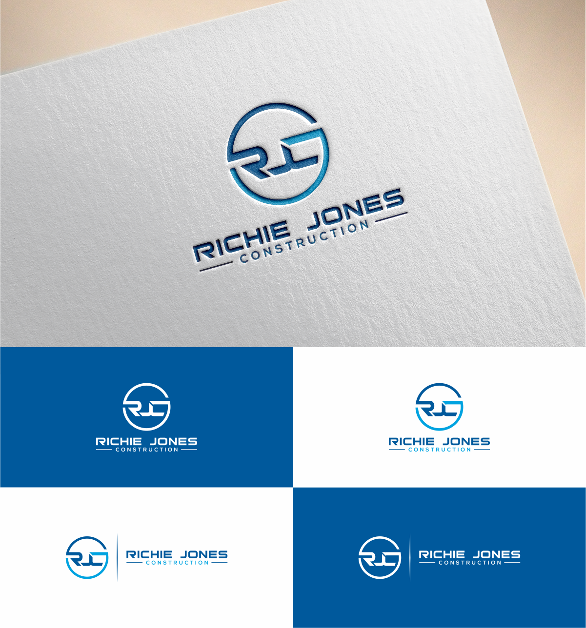 Logo Design by MKR for Richie Jones Construction | Design #15713000