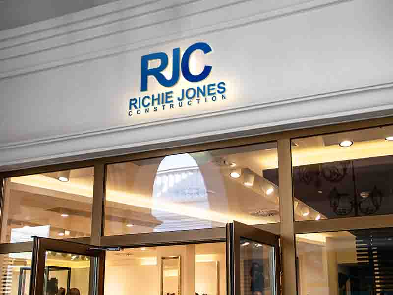 Logo Design by Sherpa design for Richie Jones Construction | Design #15736940