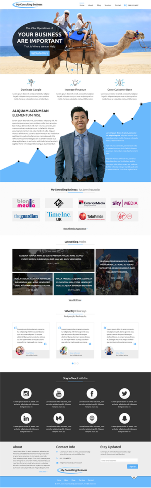 Web Design by Unique UX Designer for this project | Design #15817646