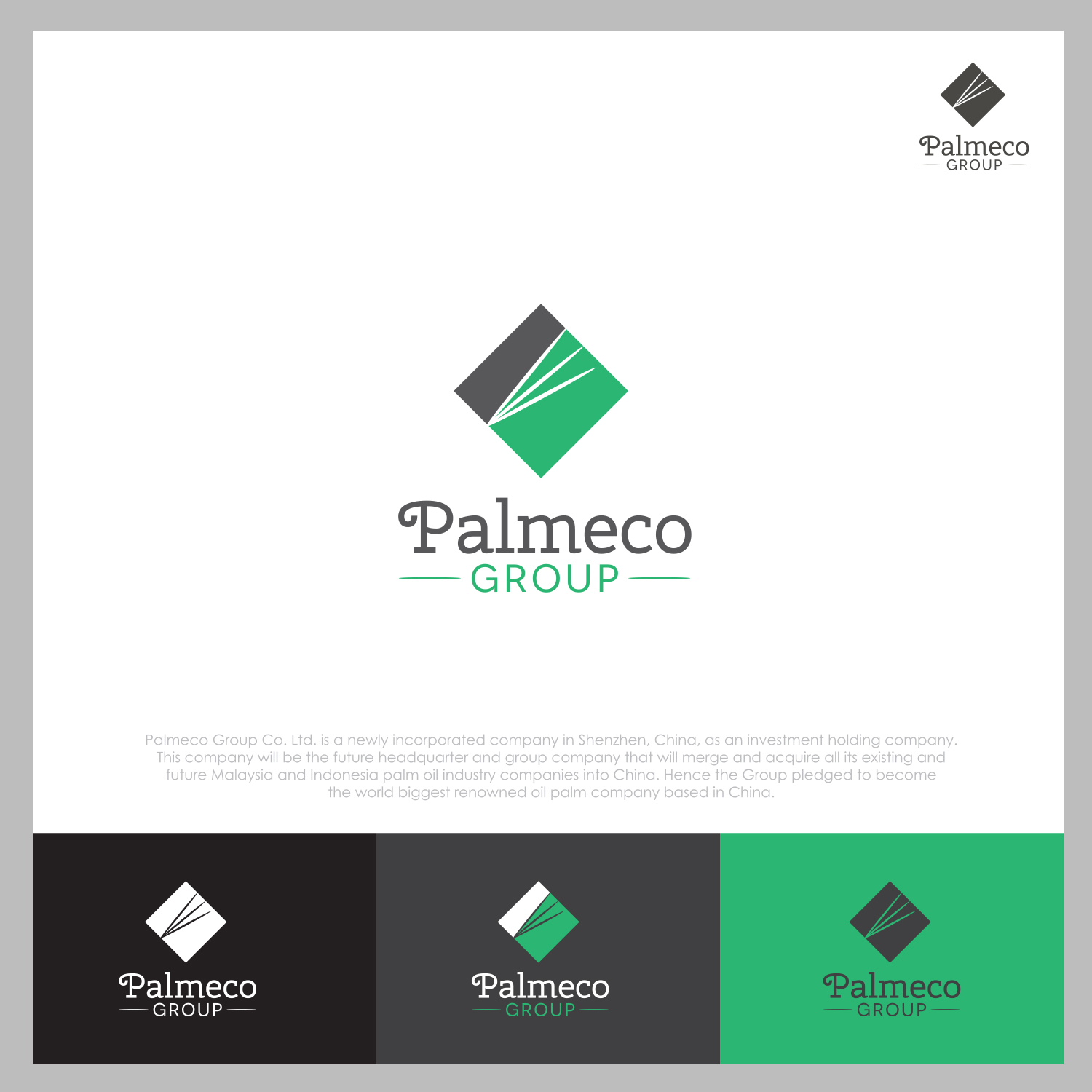 Diseño de Logo por Awash para Palmeco Technology Berhad | Diseño #16102744