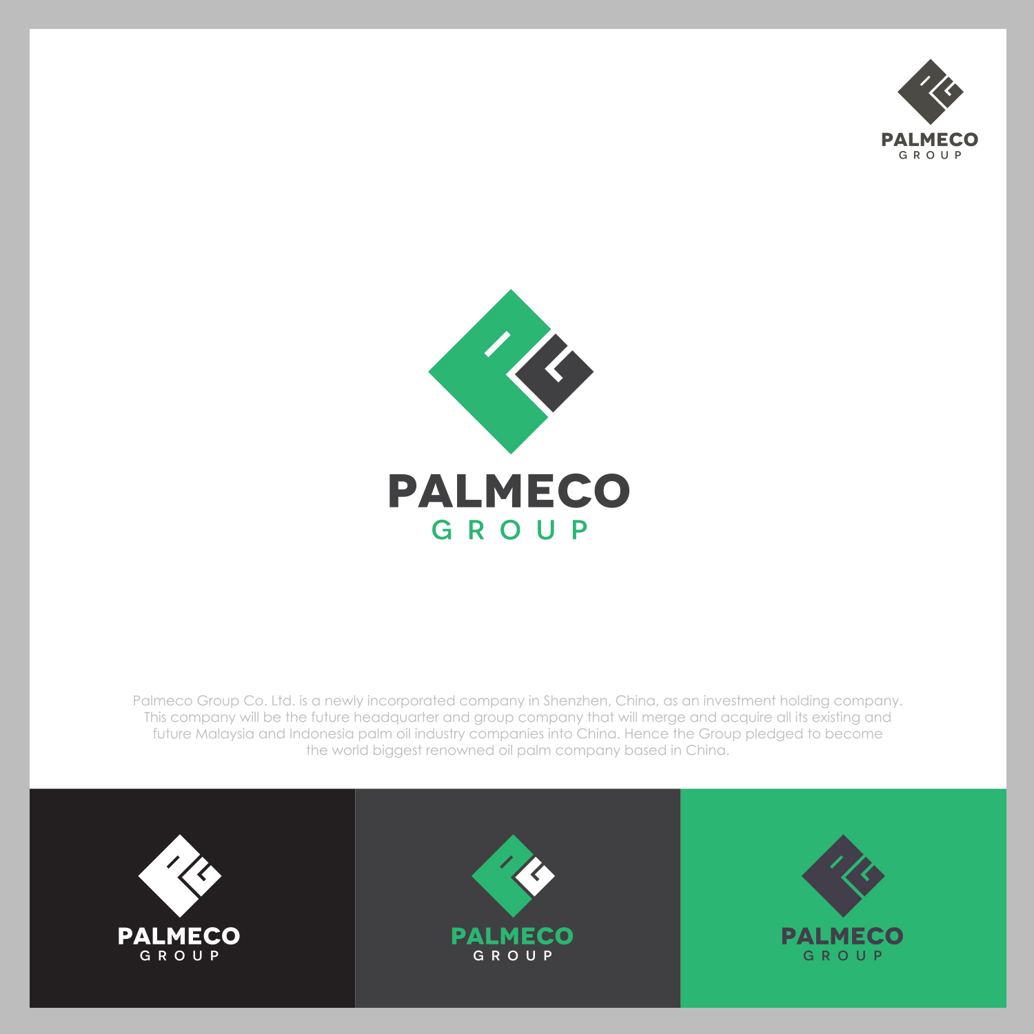 Logo Design by Awash for Palmeco Technology Berhad | Design #16102745