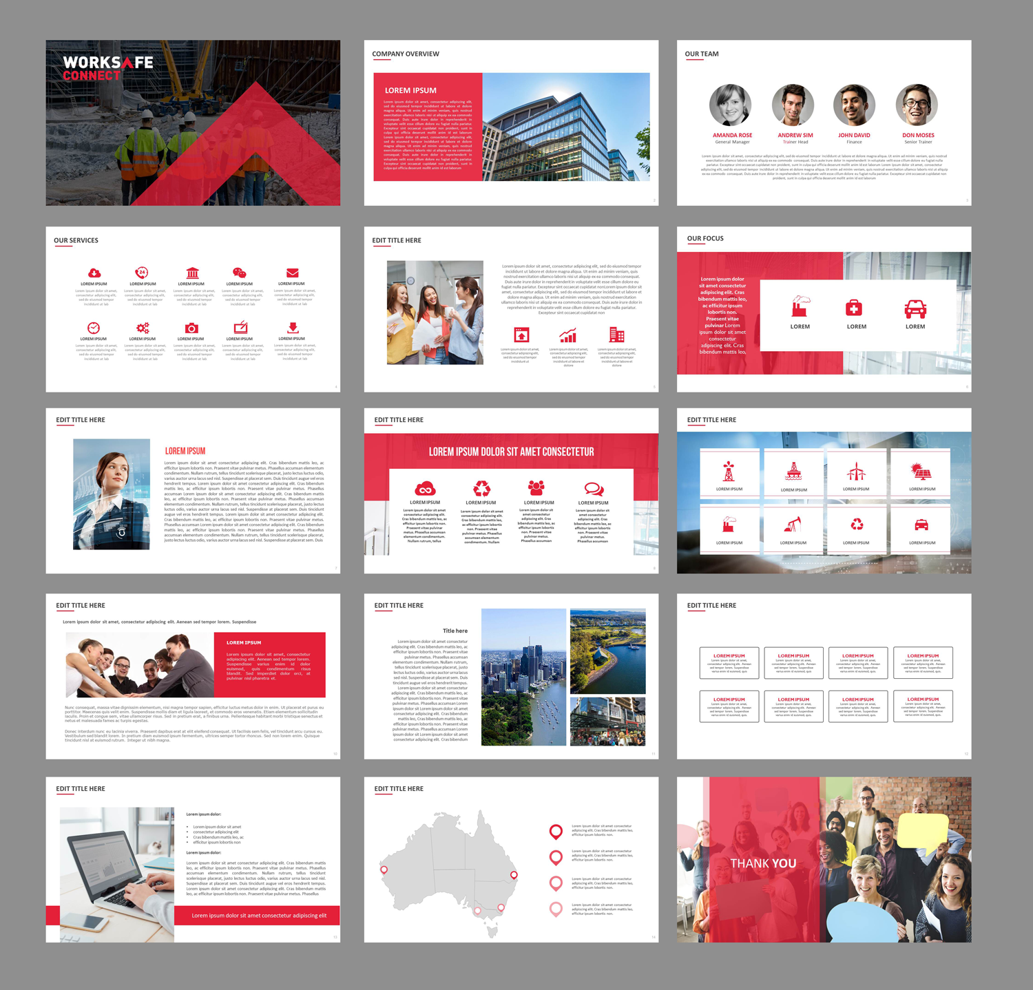 PowerPoint Design by AbyJohns for WorkSafe Connect | Design #15720424