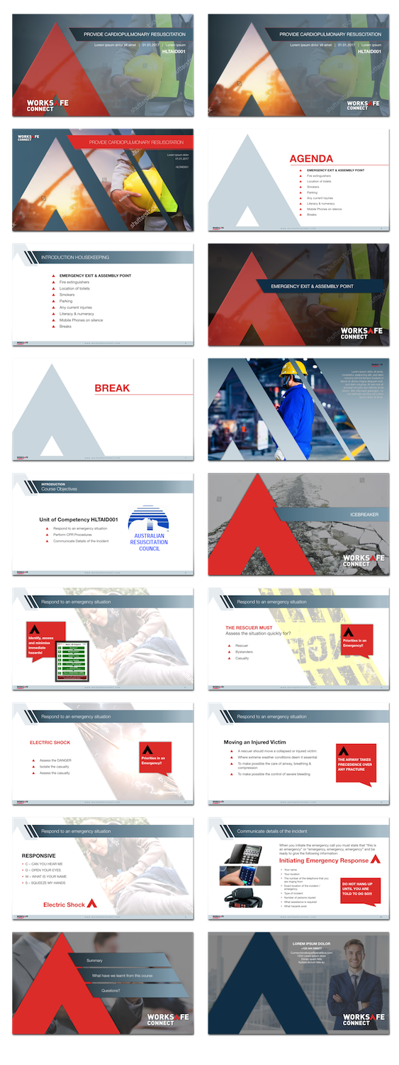 PowerPoint Design by StonyDog Design for WorkSafe Connect | Design: #15801528