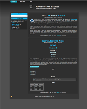 WordPress-Design von mikey247 für dieses Projekt | Design: #593088