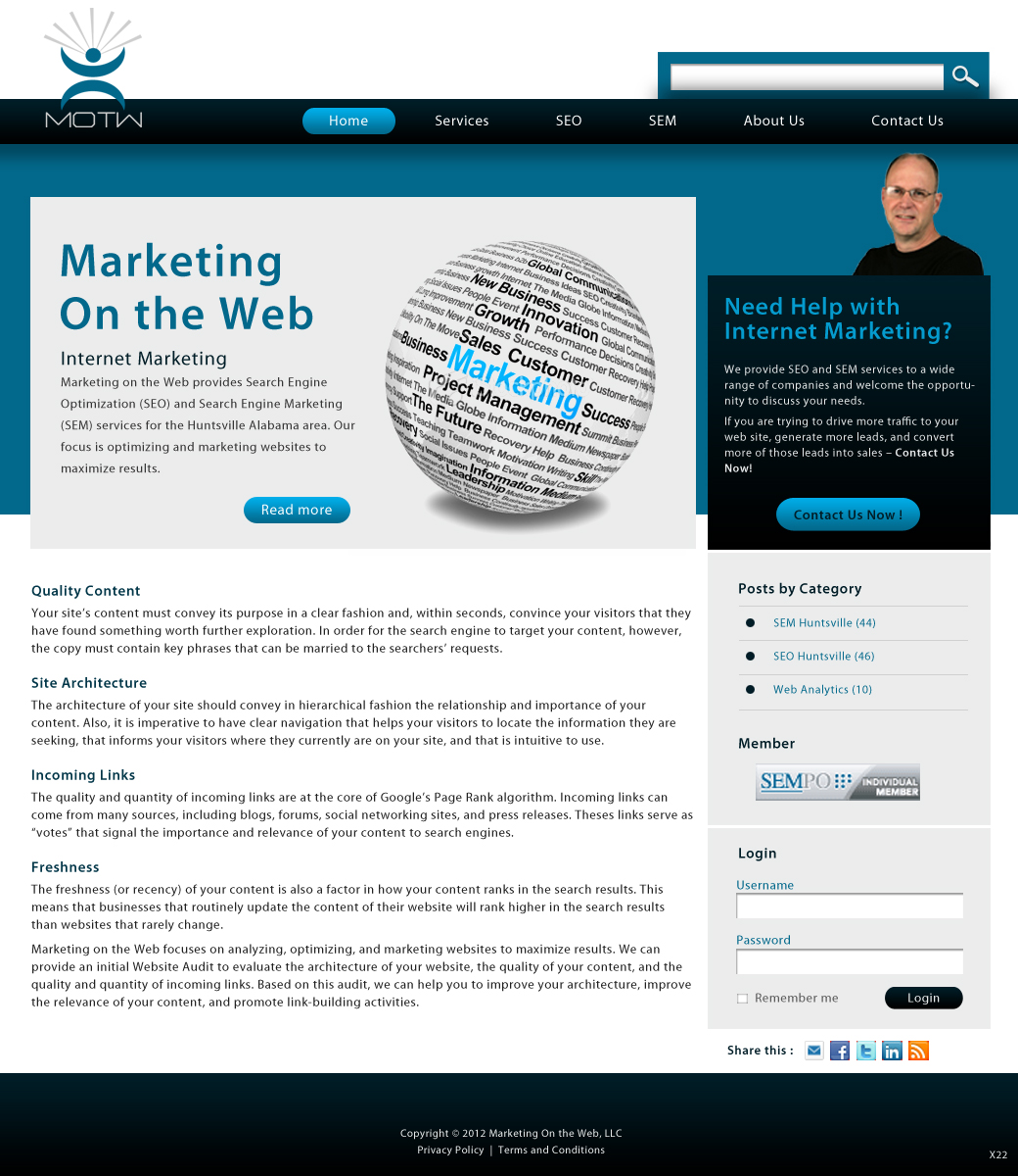 Diseño Wordpress por pb para este proyecto | Diseño #599367