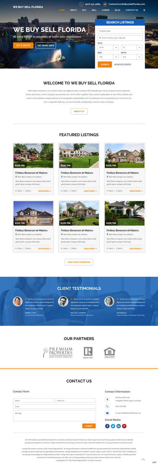 Web Design by pb for this project | Design #15726089