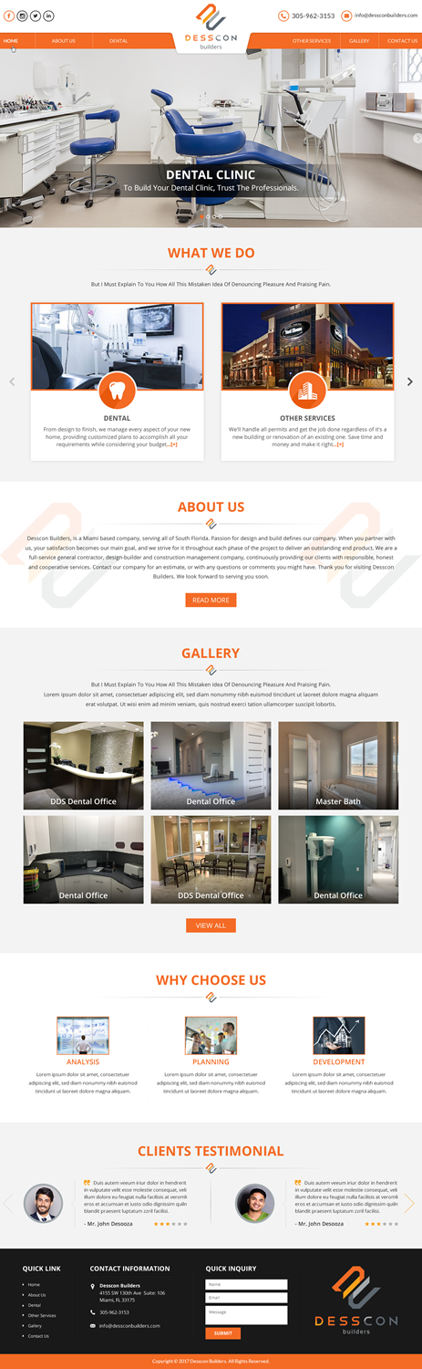 Web Design by Sbss for this project | Design #15865121