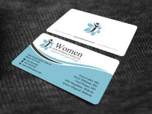 Design de Carte de Visite par Sandaruwan pour WOMEN FOR WOMENS HEALTH | Design #15724106