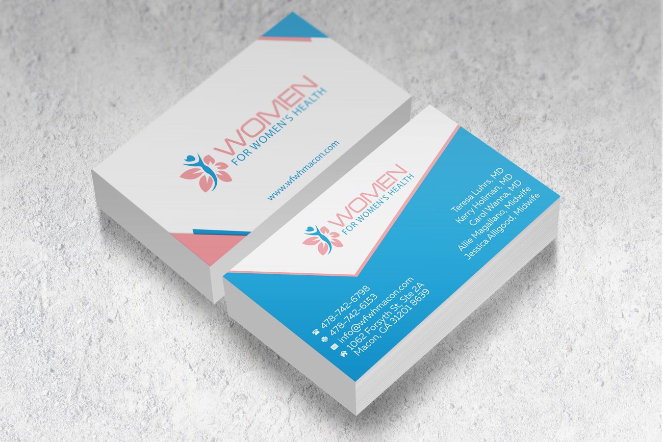 Diseño de Tarjeta de Presentación por Impressive Solutions para WOMEN FOR WOMENS HEALTH | Diseño #15721631