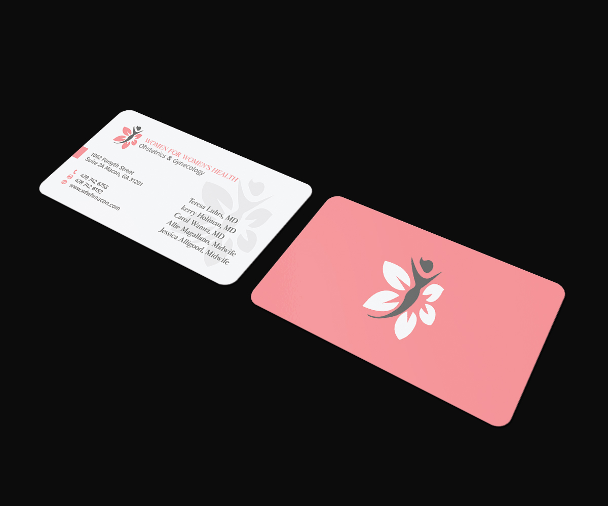 Design de Carte de Visite par JK18 pour WOMEN FOR WOMENS HEALTH | Design #15713789