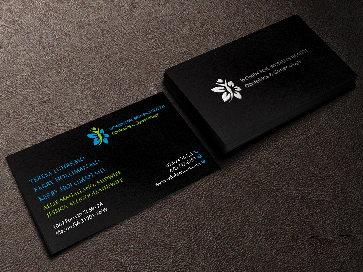 Business Card Design by Creations Box 2015 for WOMEN FOR WOMENS HEALTH | Design #15748564
