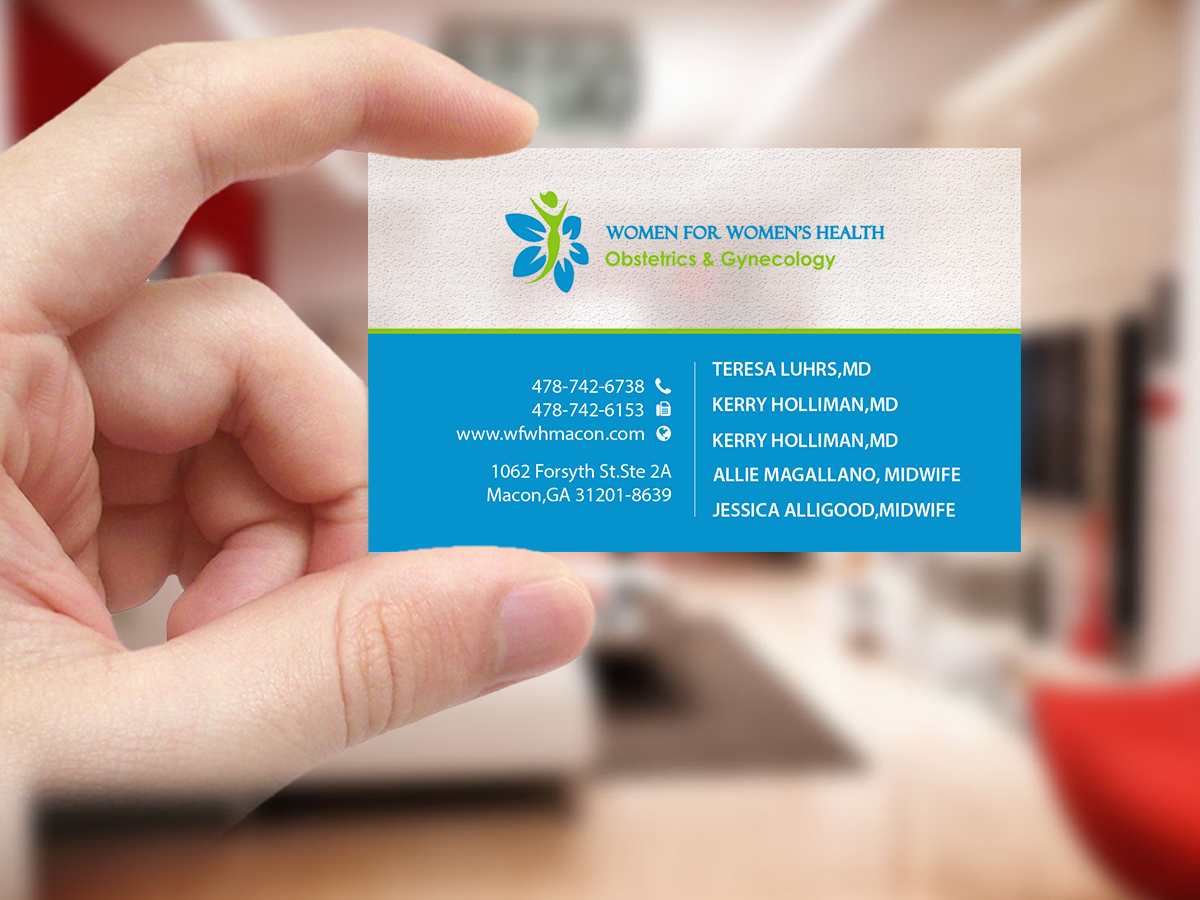 Business Card Design by Creations Box 2015 for WOMEN FOR WOMENS HEALTH | Design #15795941