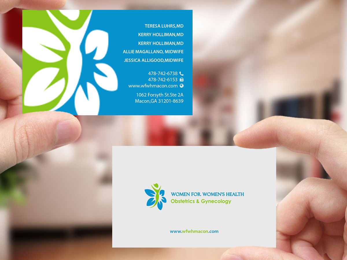 Business Card Design by Creations Box 2015 for WOMEN FOR WOMENS HEALTH | Design #15795943