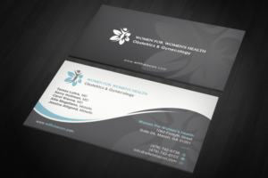 Business Card Design by OxonoArt for WOMEN FOR WOMENS HEALTH | Design: #15813414