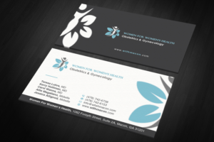 Business Card Design by OxonoArt for WOMEN FOR WOMENS HEALTH | Design: #15814043