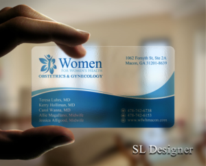 Business Card Design by SL Designer for WOMEN FOR WOMENS HEALTH | Design: #15769030
