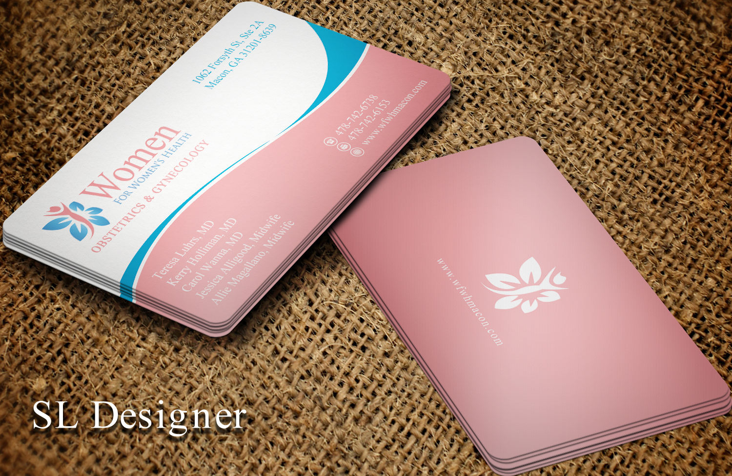 Diseño de Tarjeta de Presentación por SL Designer para WOMEN FOR WOMENS HEALTH | Diseño #15885508