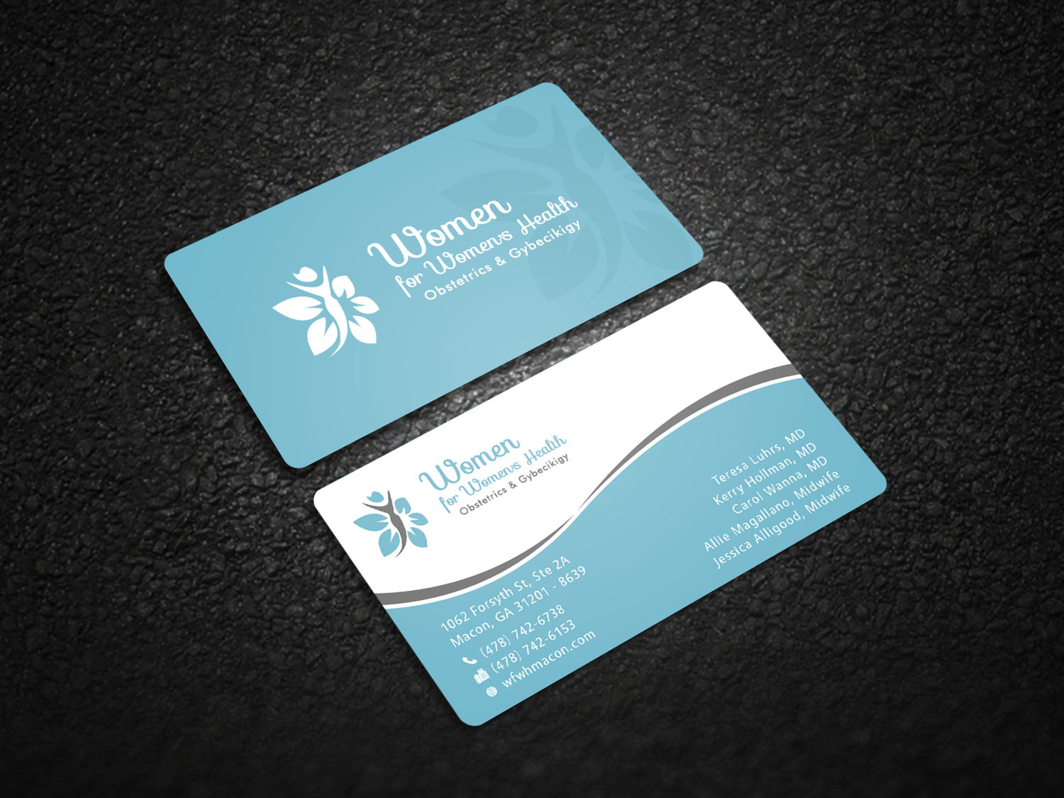 Business Card Design by Graphic Flame for WOMEN FOR WOMENS HEALTH | Design #15732113