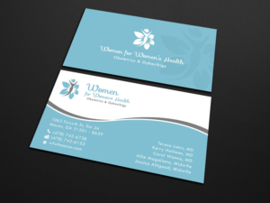 Business Card Design by Graphic Flame for WOMEN FOR WOMENS HEALTH | Design: #15732114