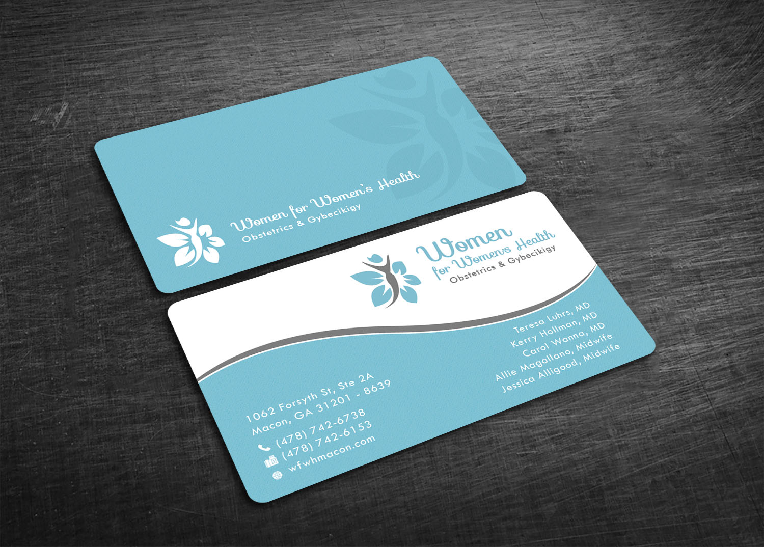 Business Card Design by Graphic Flame for WOMEN FOR WOMENS HEALTH | Design #15732115