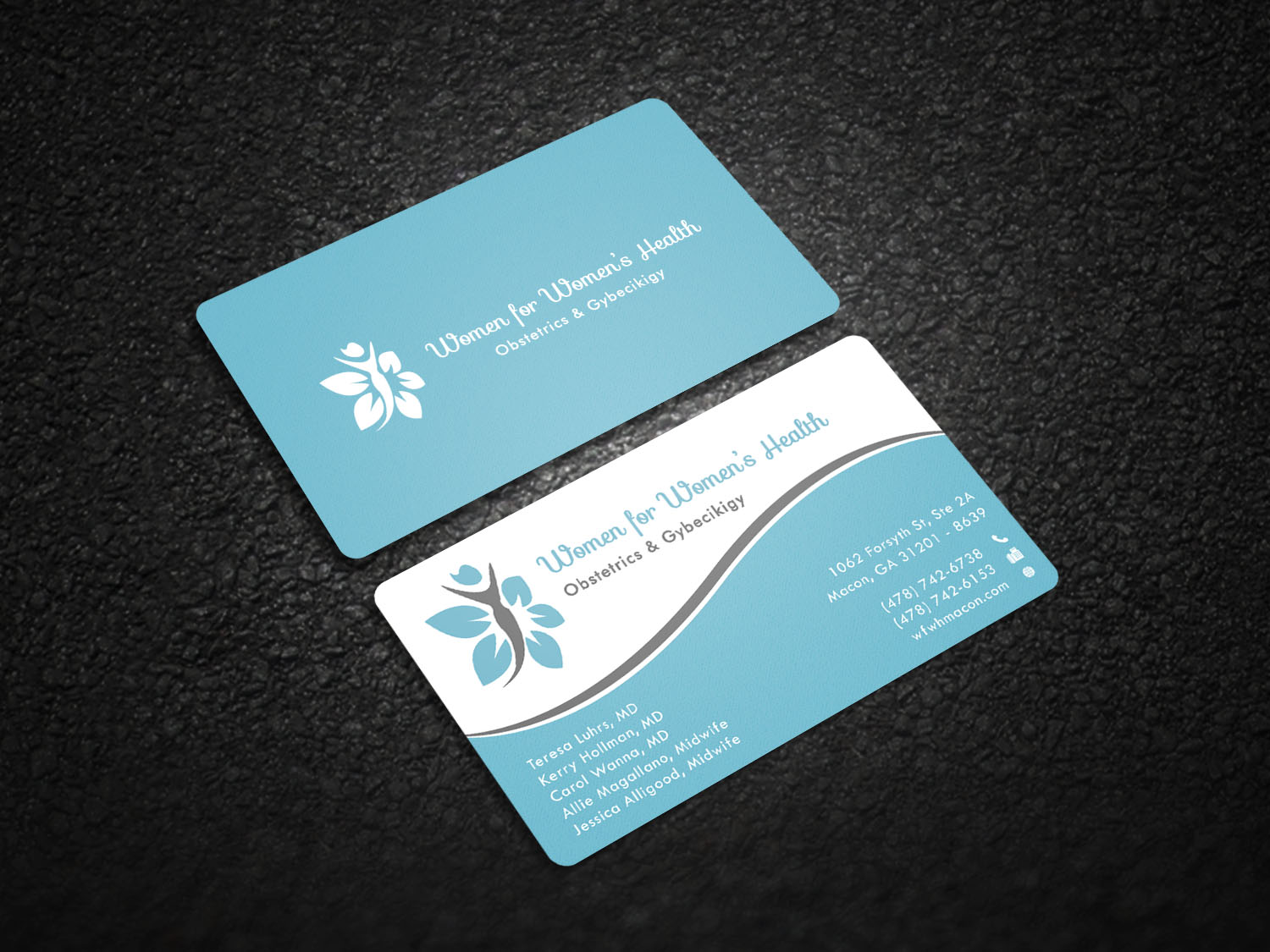 Business Card Design by Graphic Flame for WOMEN FOR WOMENS HEALTH | Design #15732116