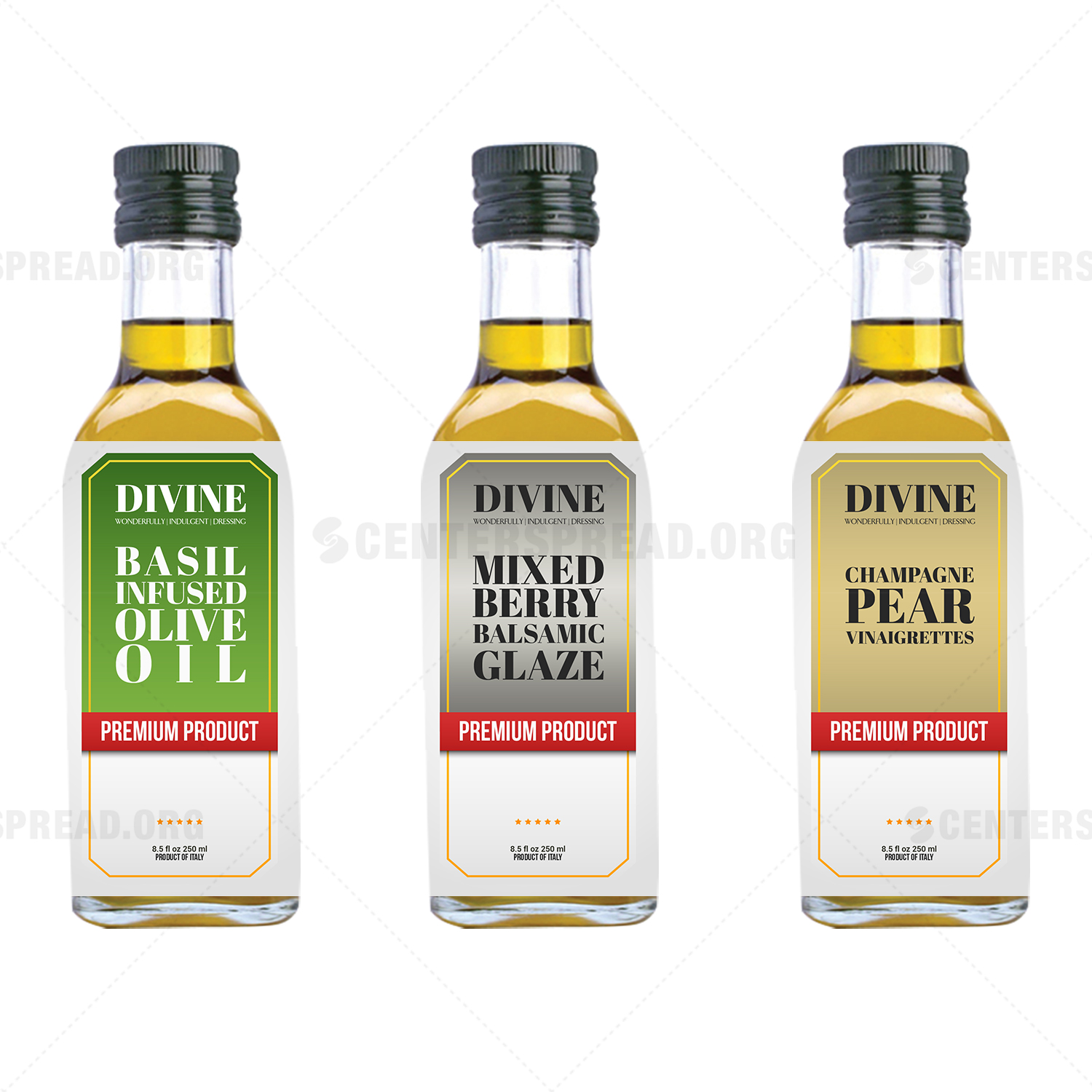 Packaging Design by CENTERSPREAD for Divine Gourmet Foods | Design #15828447